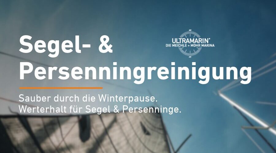 Jetzt Segel und Persenning zur Reinigung bringen